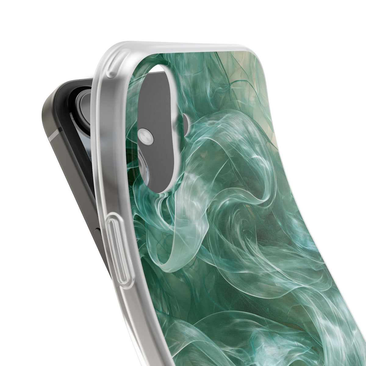 Translucent Aqua Flow · Lite Phone Case for iPhone ·  Teal
