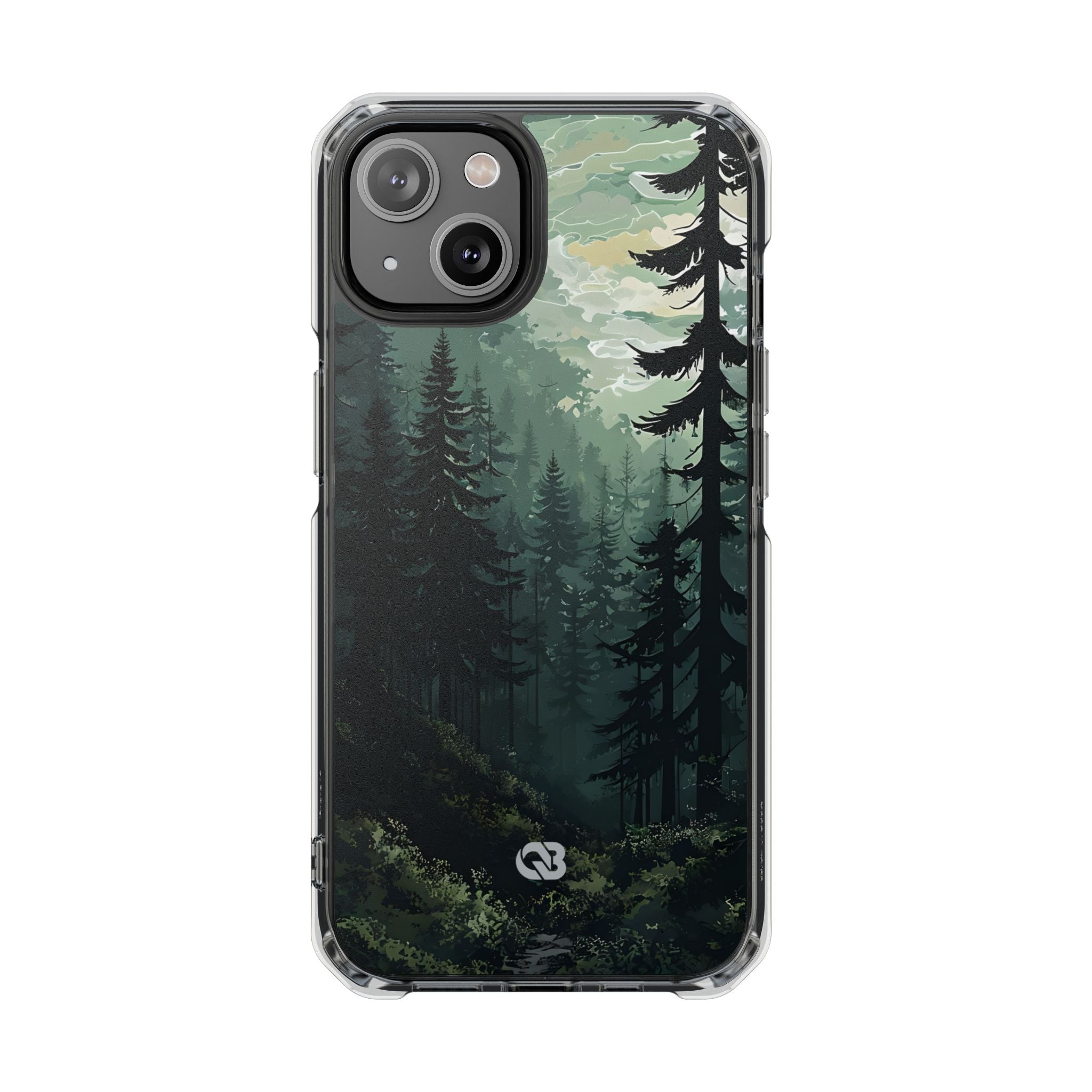 Misty Pine Shadow · Impact Phone Case for iPhone · Magsafe