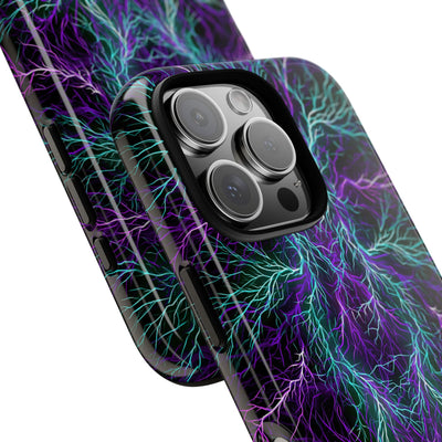 Electric Plasma Arbor · Tough Phone Case for iPhone · Purple