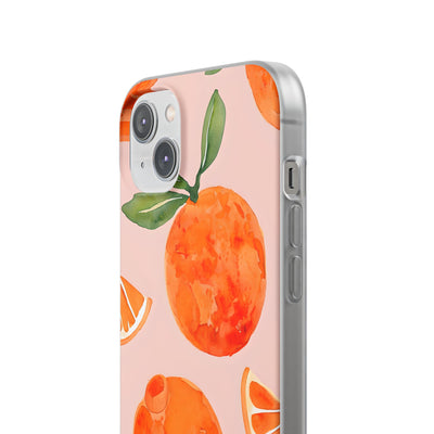 Sunkissed Orange Harvest · Soft Case na telefon dla iPhone