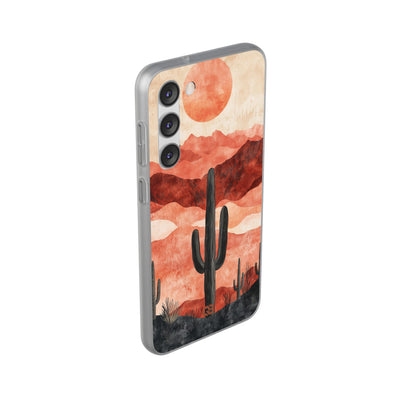 Terracotta Desert Sun · Soft Phone Case for Samsung