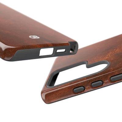 Orange Tough Phone Case for Samsung - Oxidized Iron Crust
