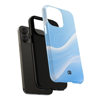 Blue Tough 2.0 Magsafe Phone Case for iPhone - Glacial Blue Silk