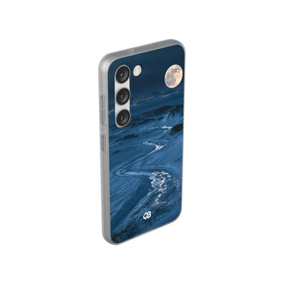 Arctic Moon Drift · Lite Phone Case for Samsung · Blue