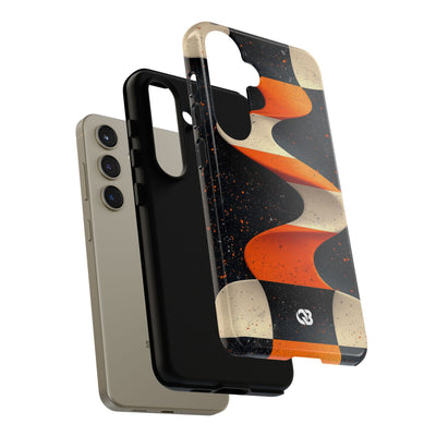 Orange Grit Twist · Tough Phone Case for Samsung