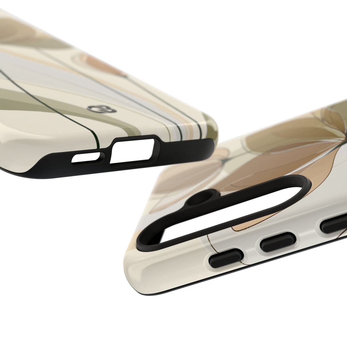 Translucent Petal Contour · Tough Phone Case for Samsung · Beige