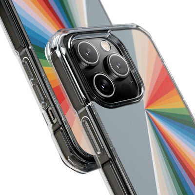 Grey Impact MagSafe Phone Case for iPhone - Slate Prism Burst