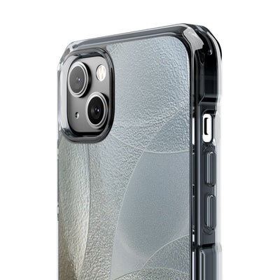 Silver Impact MagSafe Phone Case for iPhone - Frosted Silver Mosaic