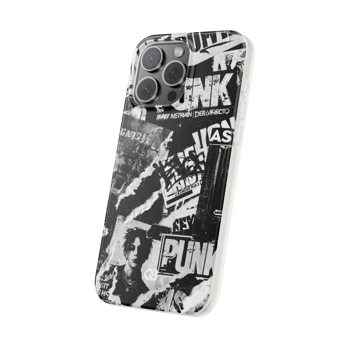 Underground Punk Collage · Lite Phone Case for iPhone ·  Black