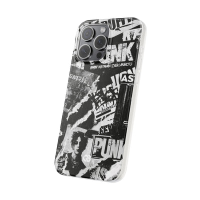 Underground Punk Collage · Lite Phone Case for iPhone ·  Black