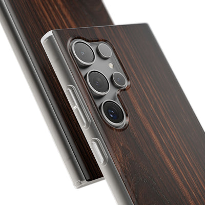 Brown Lite Phone Case for Samsung - Burnished Mahogany Grain