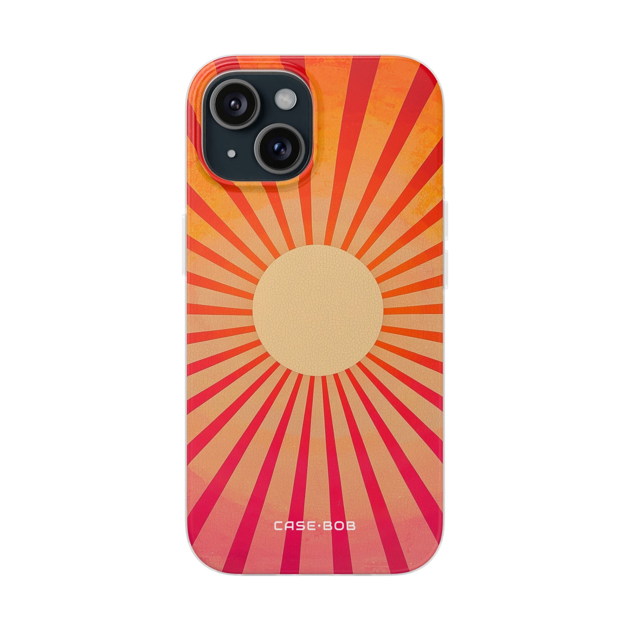 Sunburst Radiance iPhone 15 Cover - Blød