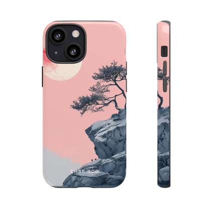 Crimson Moon Tree iPhone 13 Mini Case - Tough