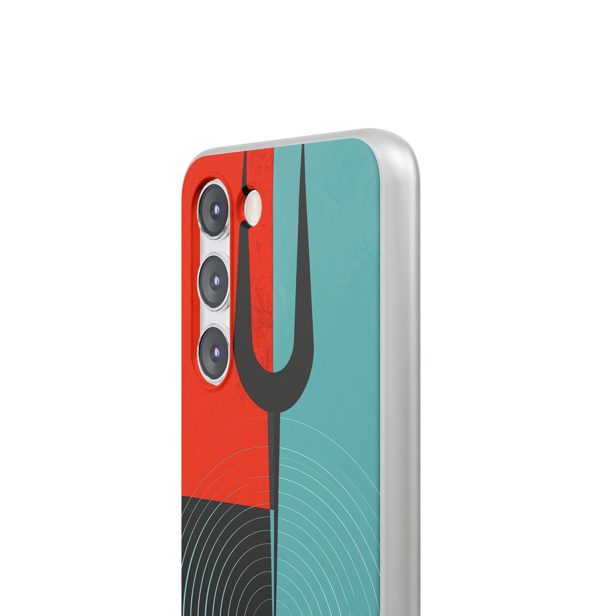 Teal Lite Phone Case for Samsung - Sonic Static Split