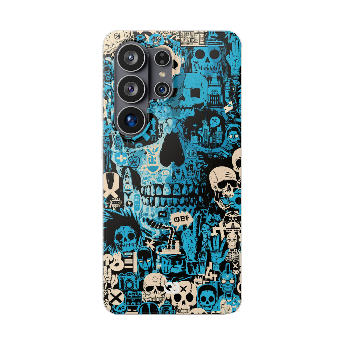 Electric Skull Graffiti · Lite Phone Case for Samsung · Blue