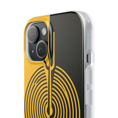 Yellow Lite Phone Case for iPhone - Voltage Sector Pulse