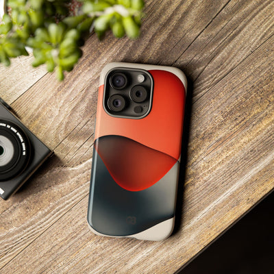 Translucent Crimson Form · Tough Phone Case for iPhone · Red