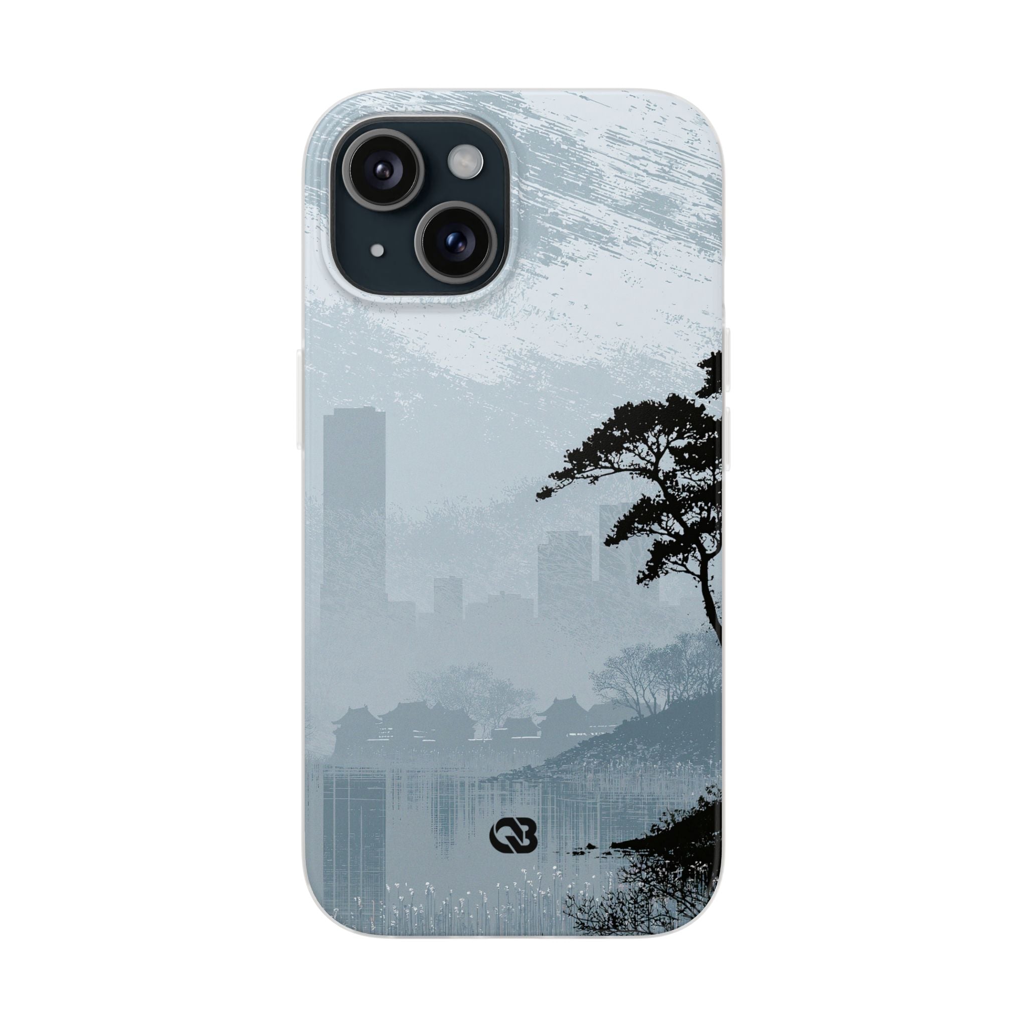 Grey Lite Phone Case for iPhone - Steel Slate Zen