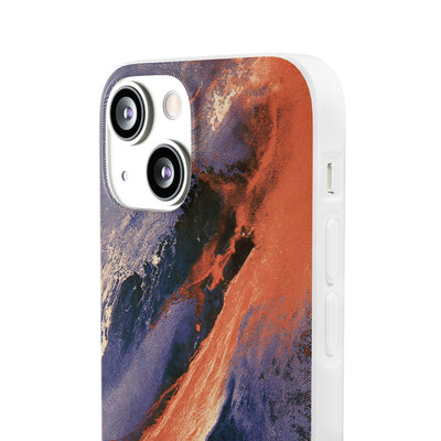 Solar Aura Drift · Lite Phone Case for iPhone ·  Orange