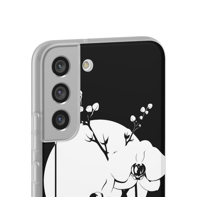 Black Lite Phone Case for Samsung - Lunar Orchid Grid