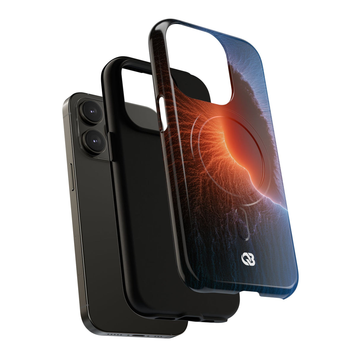 Thermal Aura Pulse · Tough 2.0 Magnetic Phone Case for iPhone · Blue