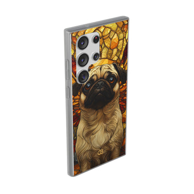Amber Pug Divinity · Soft Phone Case for Samsung