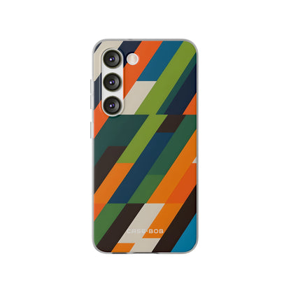 Diagonal Blaze Samsung S23 Case - Soft