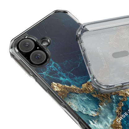 Jagged Gold Split iPhone 16 Case - Impact