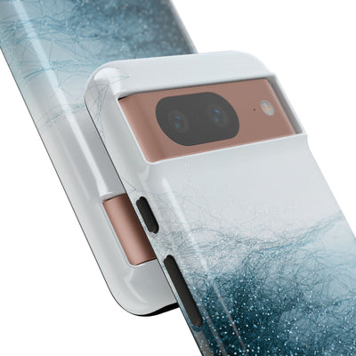 Teal Tough Phone Case for Google Pixel - Arctic Pulse Mesh