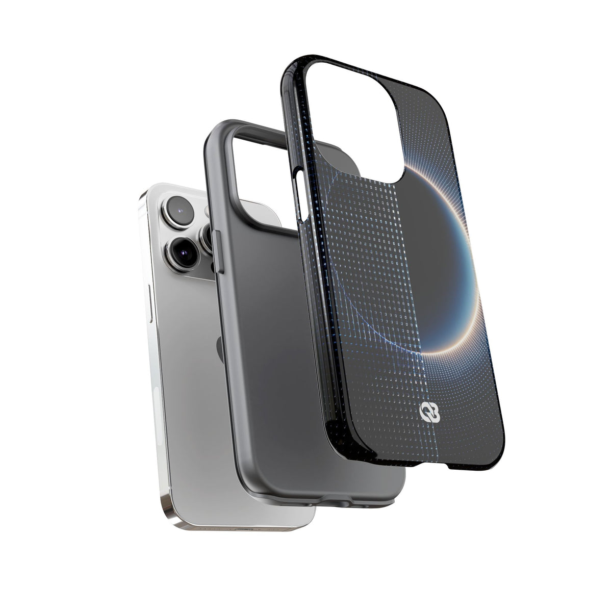 Luminous Meridian · Tough Phone Case for iPhone · Black