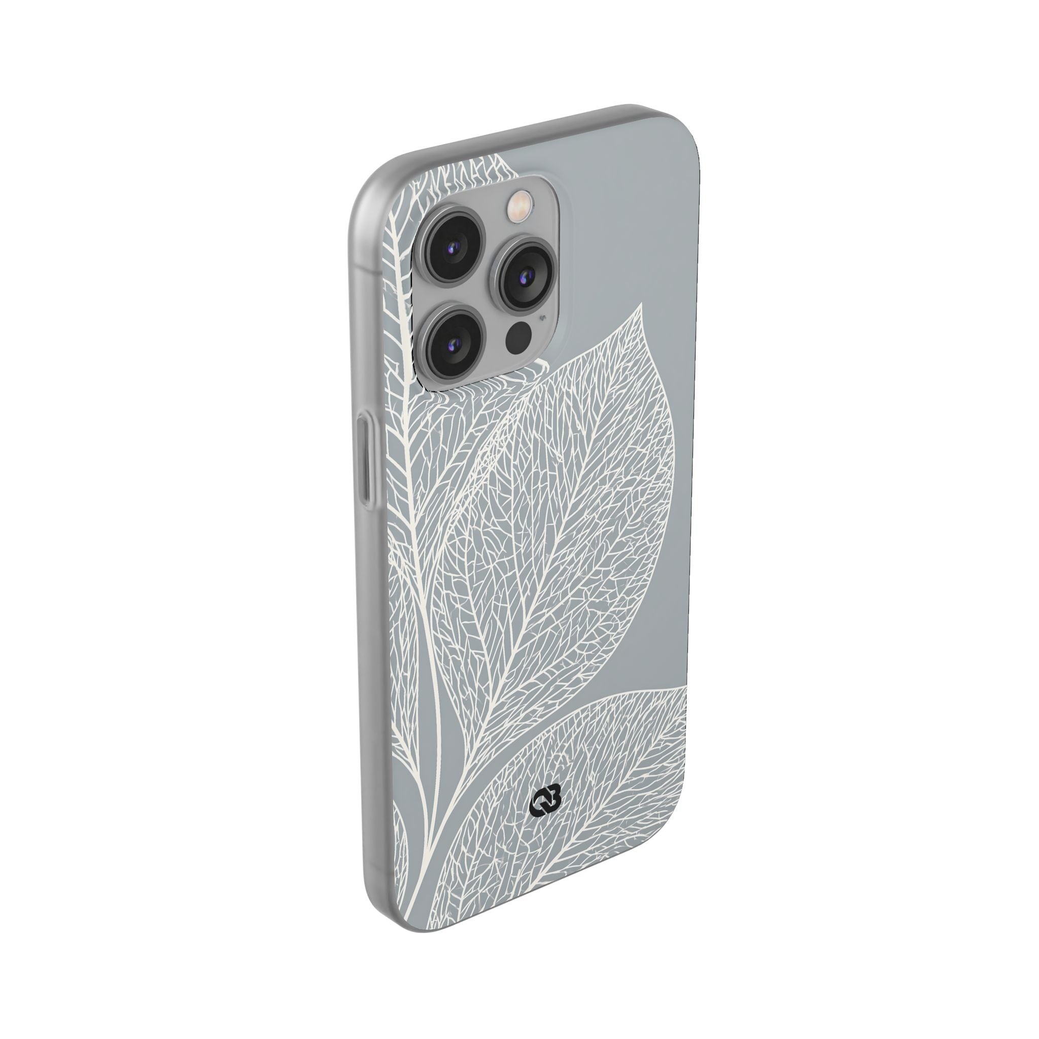 Grey Lite Phone Case for iPhone - Frosted Ash Veins