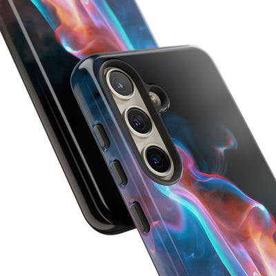 Neon Waveform · Tough Phone Case for Samsung · Black