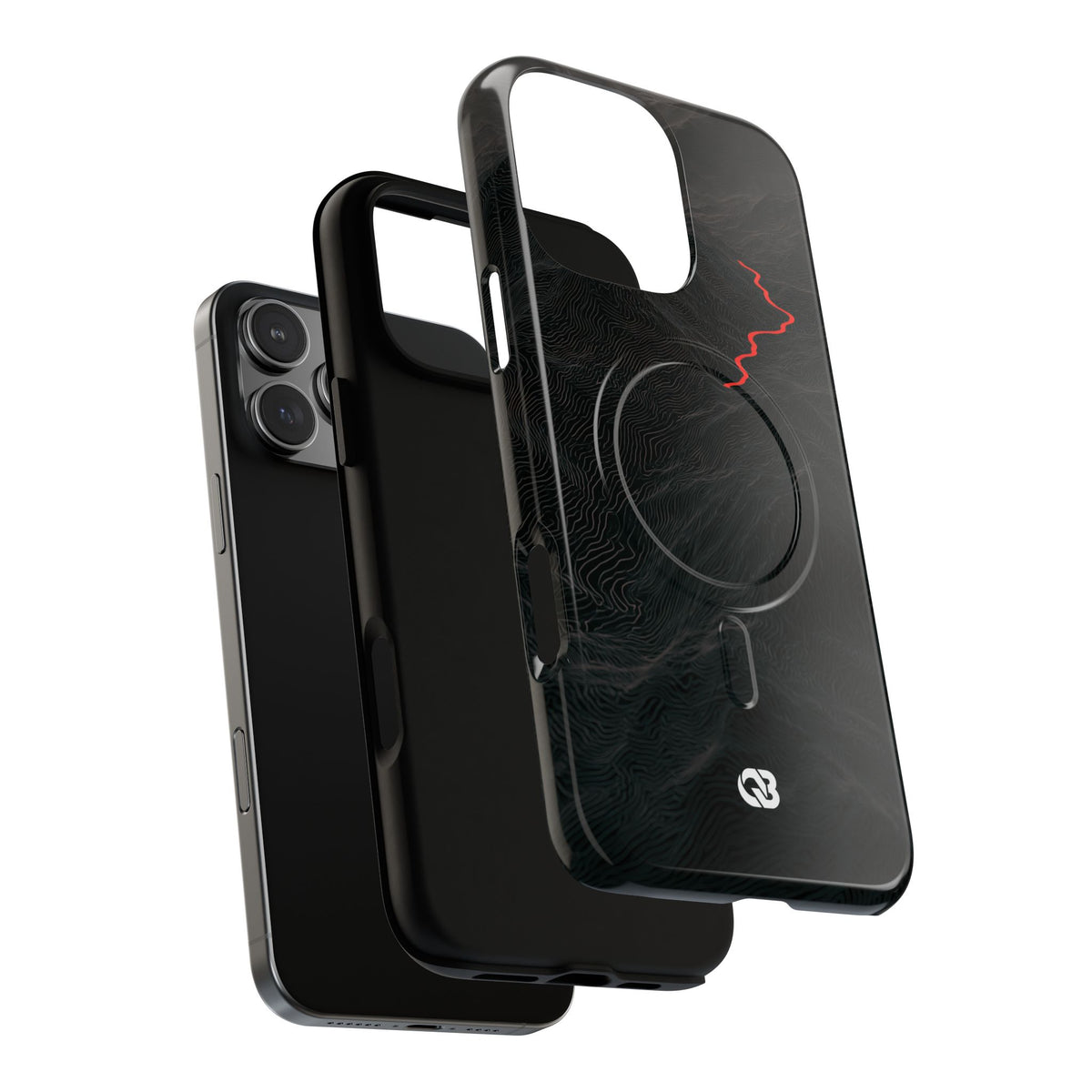 Crimson Ridge Pass · Tough 2.0 Magnetic Phone Case for iPhone · Black