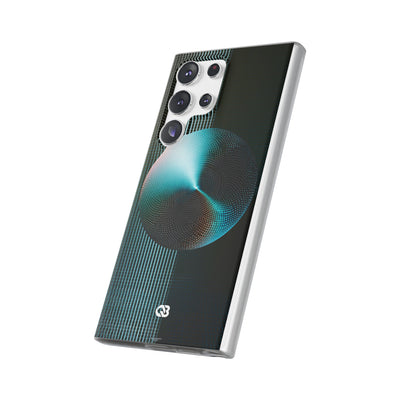 Blue Lite Phone Case for Samsung - Cyan Vector Sphere
