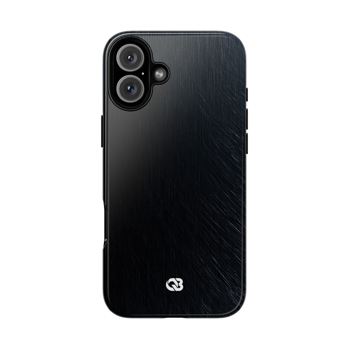 Brushed Obsidian Steel · Tough Phone Case for iPhone · Black