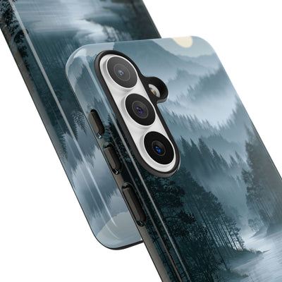 Silent Nordic Fjord · Tough Phone Case for Samsung · Blue