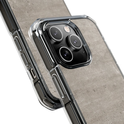 Grey Impact MagSafe Phone Case for iPhone - Brutalist Stone Grit