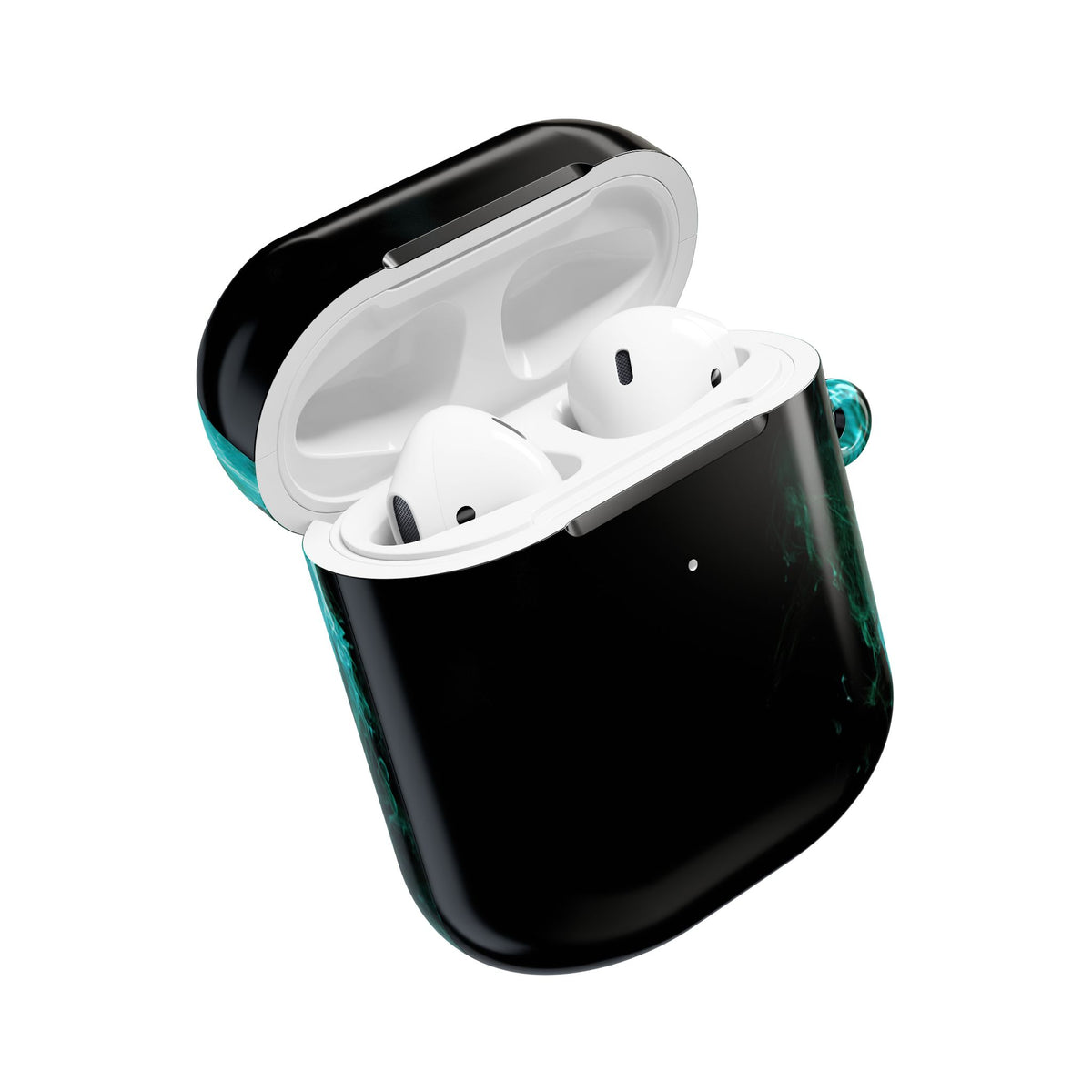 Luminous Plume · Hard Case for AirPods & AirPods Pro · Teal