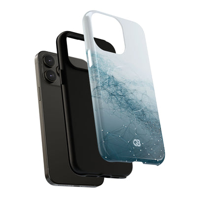 Teal Tough 2.0 Magsafe Phone Case for iPhone - Cyan Vector Lattice