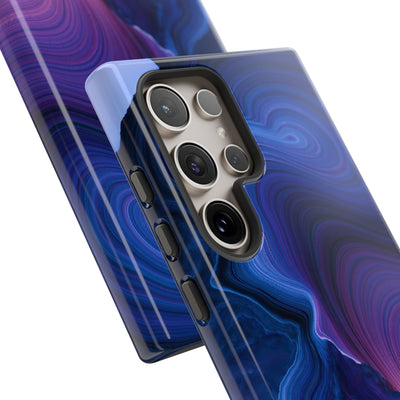 Radiant Strata · Tough Phone Case for Samsung · Blue
