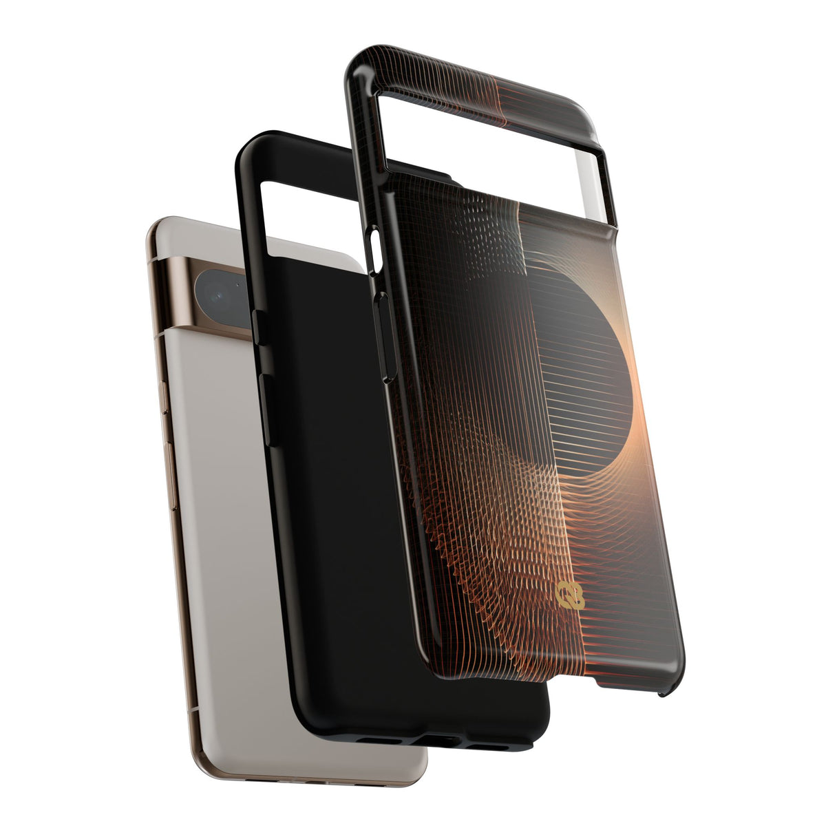 Amber Meridian · Tough Phone Case for Pixel ·  Black