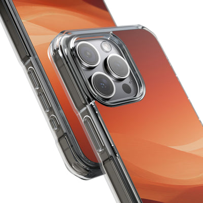 Orange Impact MagSafe Phone Case for iPhone - Crimson Dune Gradient