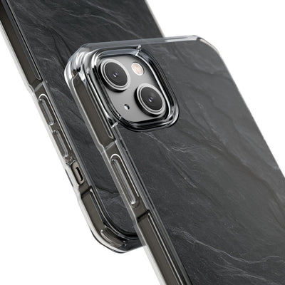 Black Impact MagSafe Phone Case for iPhone - Midnight Slate Ridge