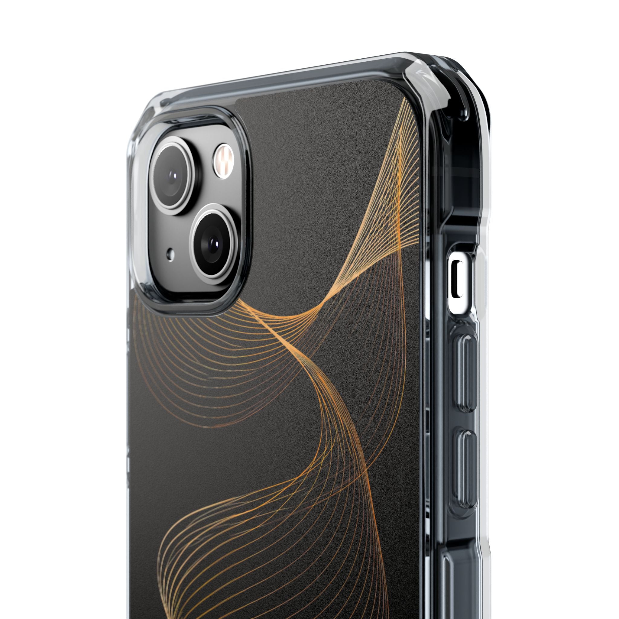 Gold Impact MagSafe Phone Case for iPhone - Burnished Bronze Helix