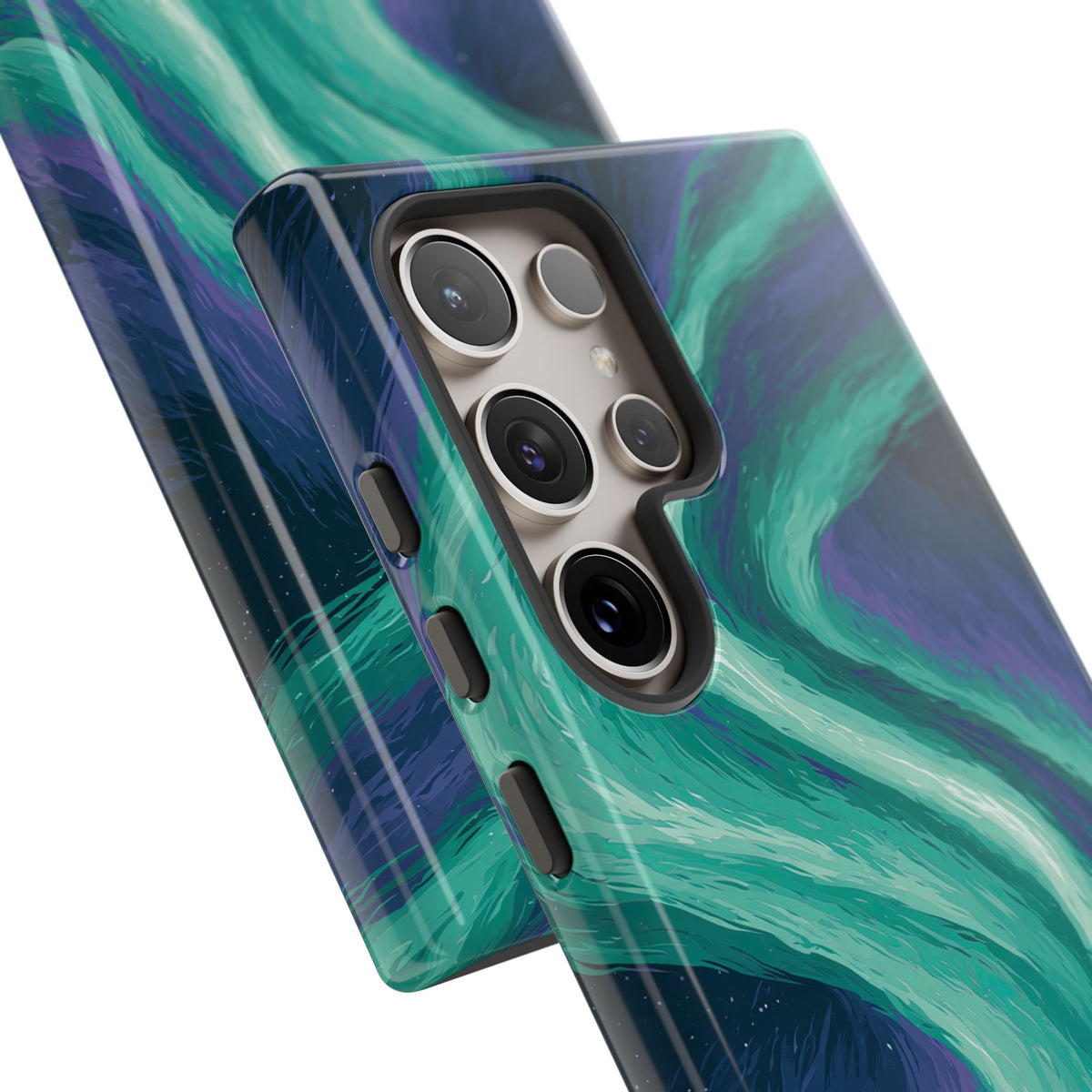 Arctic Aurora Bear · Tough Phone Case for Samsung · Teal