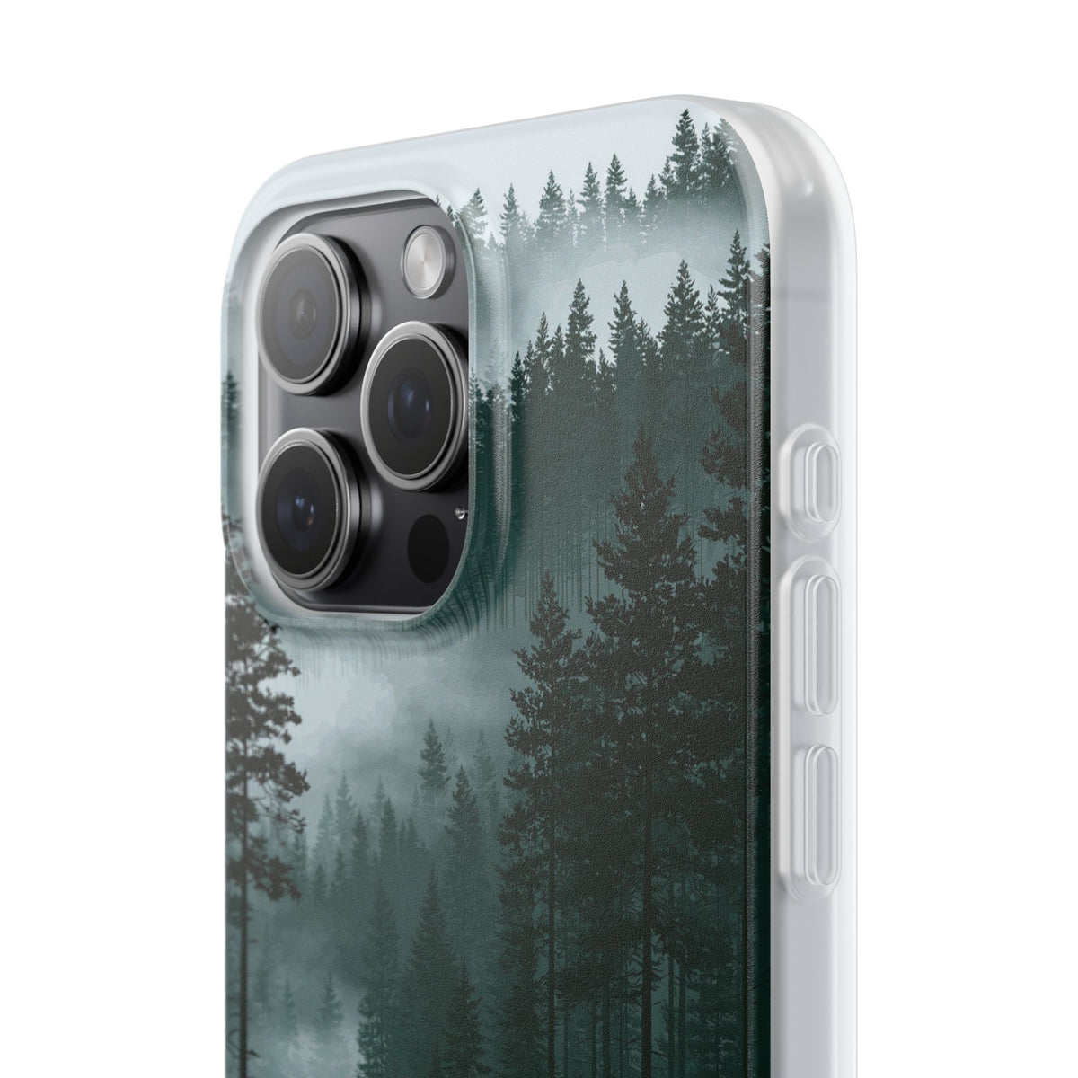 Misty Pine Reflections · Lite Phone Case for iPhone ·  Green