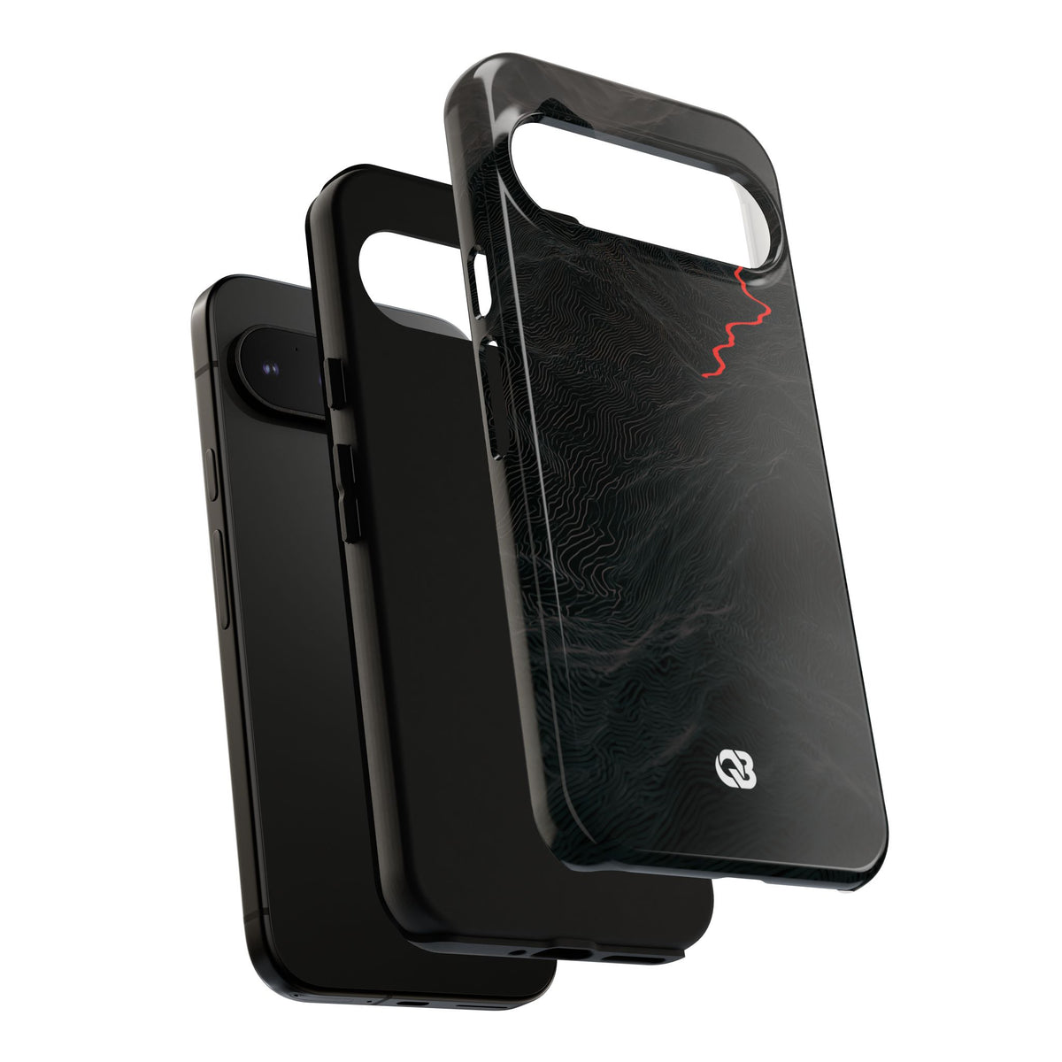 Crimson Ridge Pass · Tough Phone Case for Pixel ·  Black