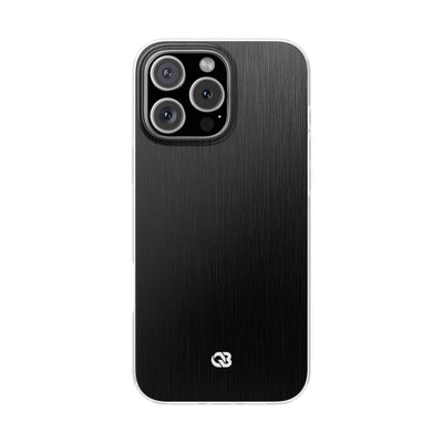 Black Lite Phone Case for iPhone - Brushed Obsidian Slate