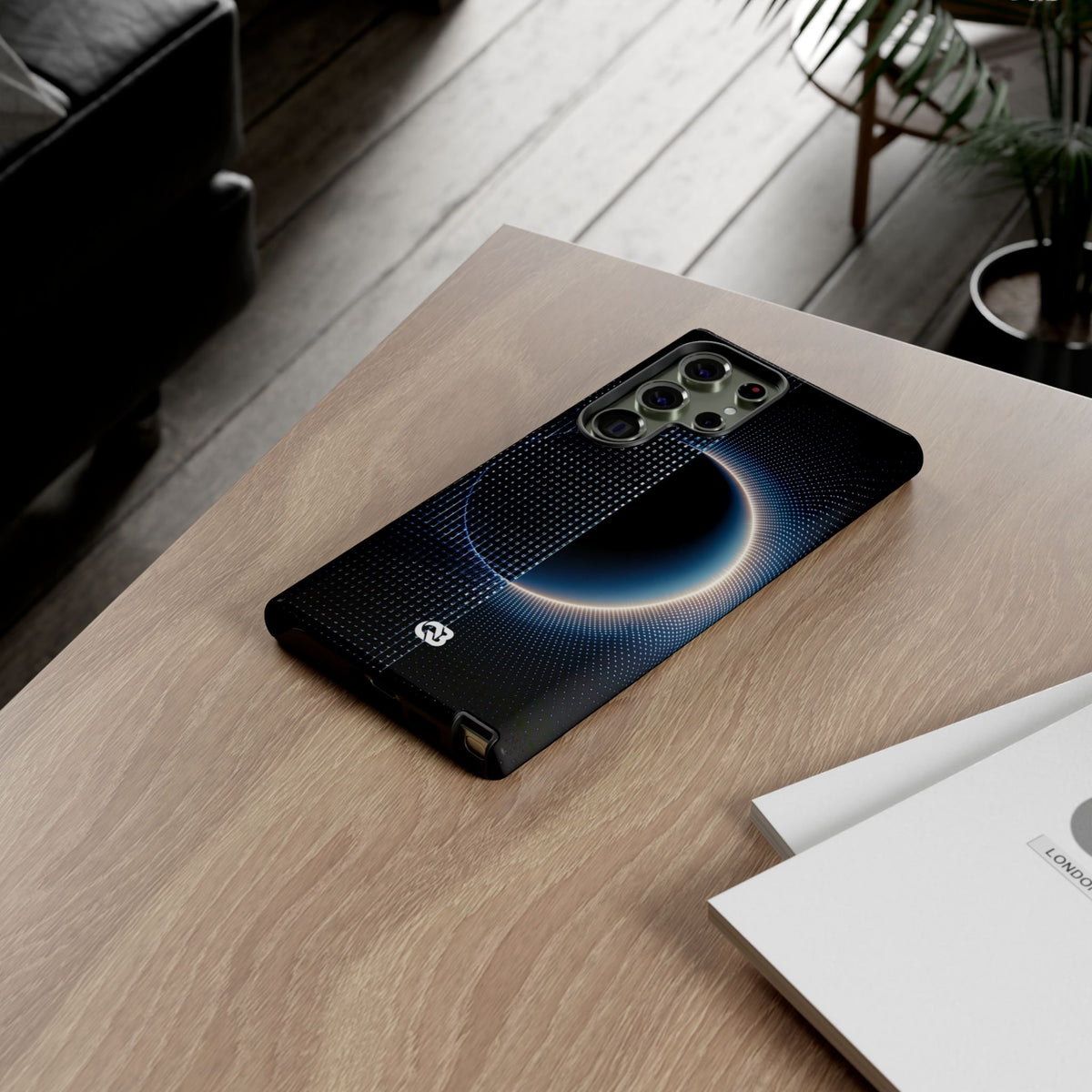 Luminous Meridian · Tough Phone Case for Samsung · Black