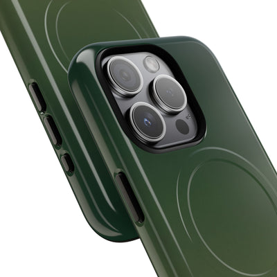Green Tough 2.0 Magsafe Phone Case for iPhone - Shadow Moss Grain